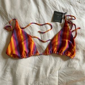 NWT SKATIE Ella Bikini Top — Asheville Print XL